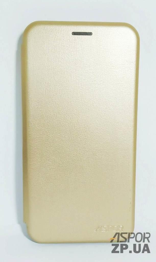 Чохол-книжка Aspor leather для iPhone 11 Pro Max- золотий