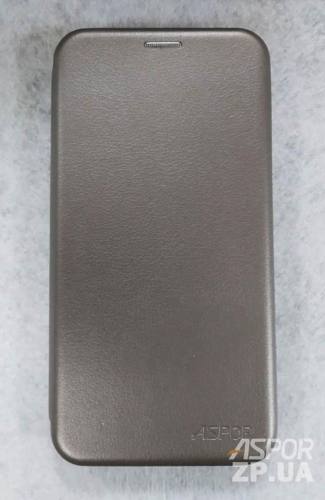 Чохол-книжка Aspor leather для Xiaomi Redmi Note 8- графітовий