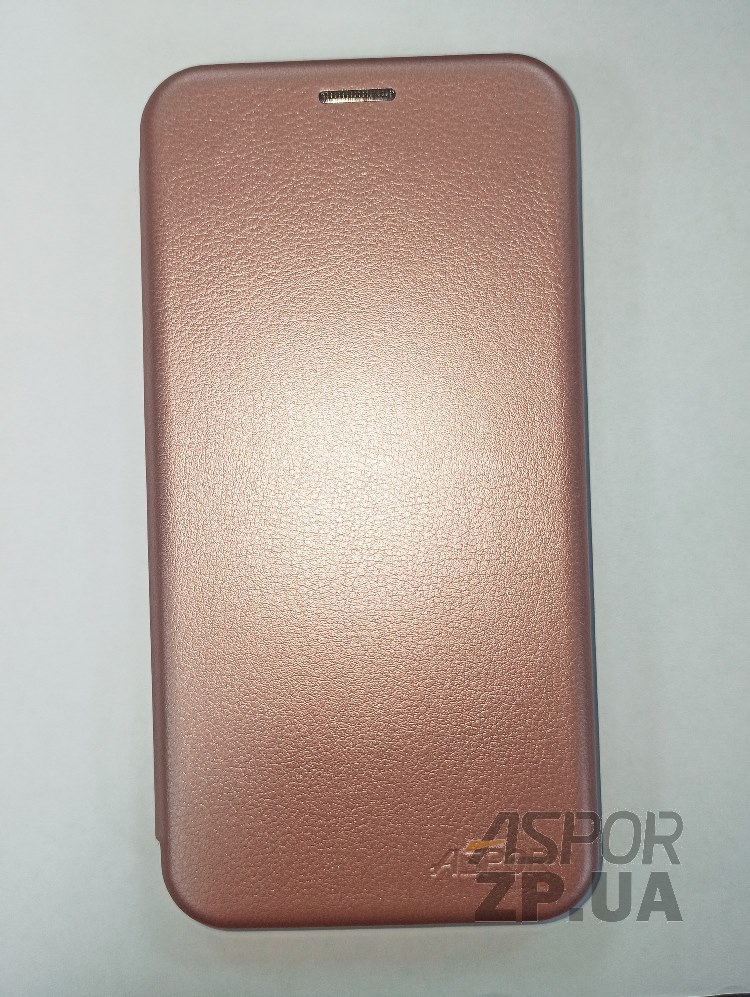 Чохол-книжка Aspor leather для Xiaomi Redmi Note 8- рожеве золото