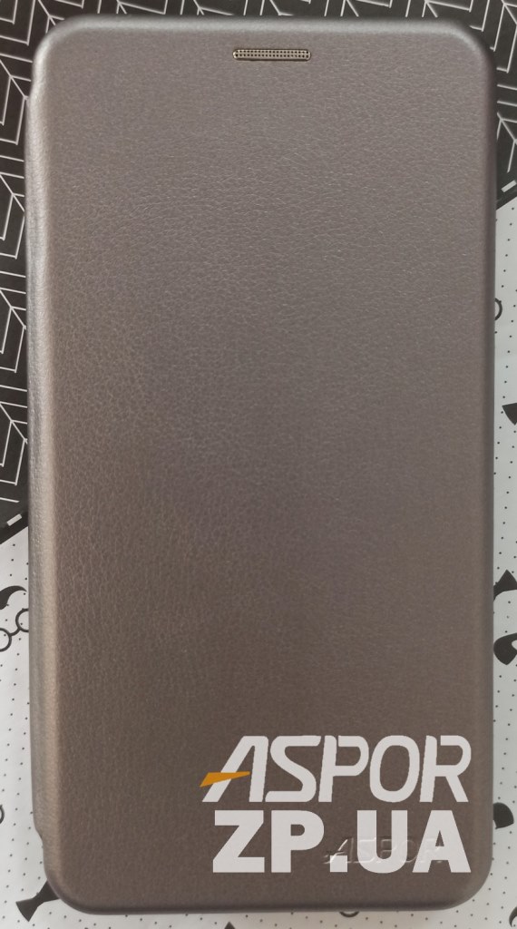 Чохол-книжка Aspor leather для Huawei P Smart Pro- графітовий