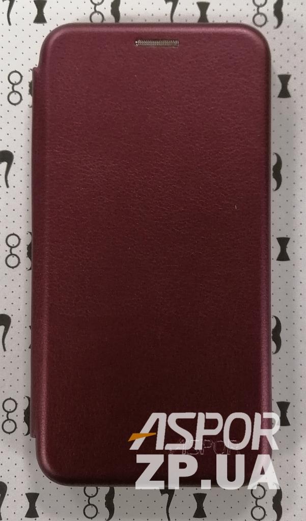 Чохол-книжка Aspor leather для iPhone 11 Pro- бордовий