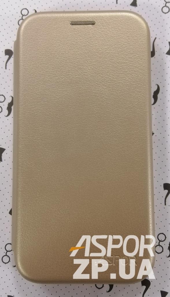 Чохол-книжка Aspor leather для Samsung A01/A015- золотий