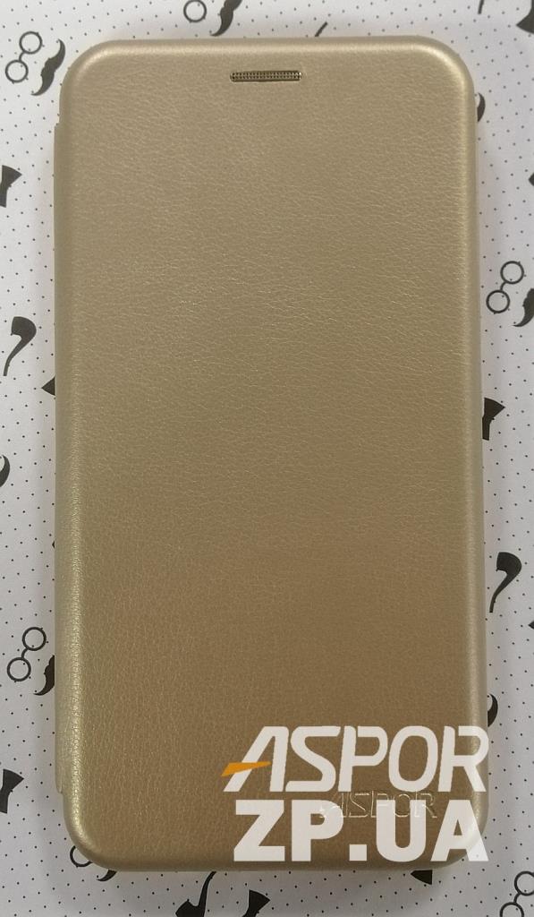 Чохол-книжка Aspor leather для Xiaomi Mi Note 10 Pro/Mi Note 10- золотий