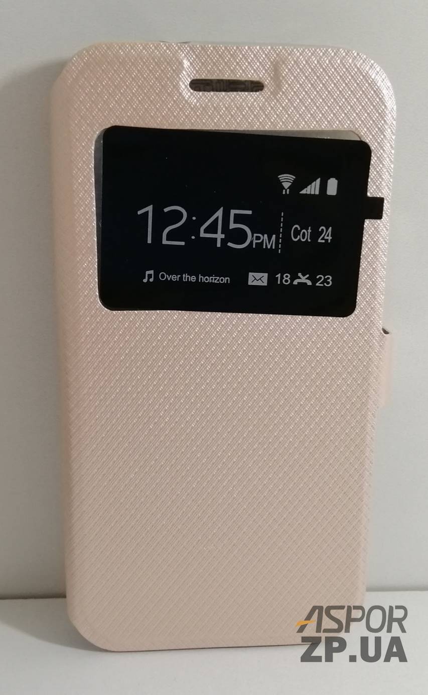 Чохол-книжка Nilkin carbon для Huawei Y3 2017- бежевий