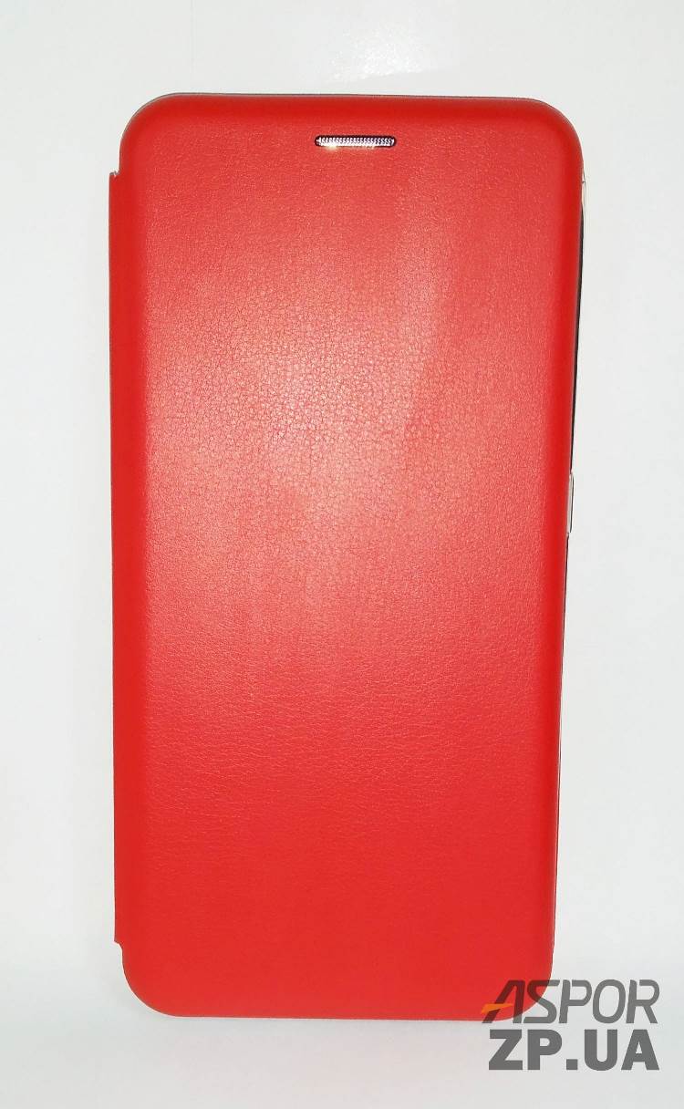Чохол-книжка Premium Leather Case для Samsung A80/A805 в тех. упаковці- червоний
