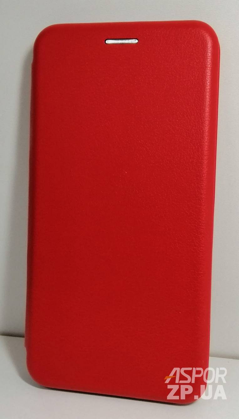 Чохол-книжка Premium Leather Case для Xiaomi Mi A3/CC9E в тех. упаковці- червоний